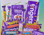 Cadbury Chocolate Hamper - Free Personalised Message - Natural Wicker Hamper