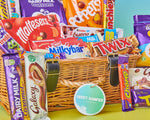 Large Chocolate Hamper - Personalised Message - Wicker Hamper