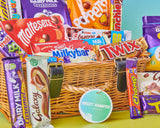 Large Chocolate Hamper - Personalised Message - Wicker Hamper