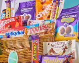 Large Chocolate Hamper - Personalised Message - Wicker Hamper